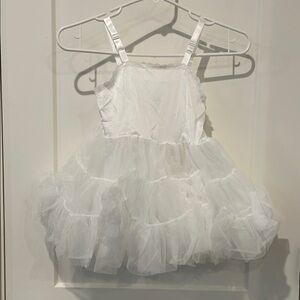 White Tulle Kids petticoat Dress